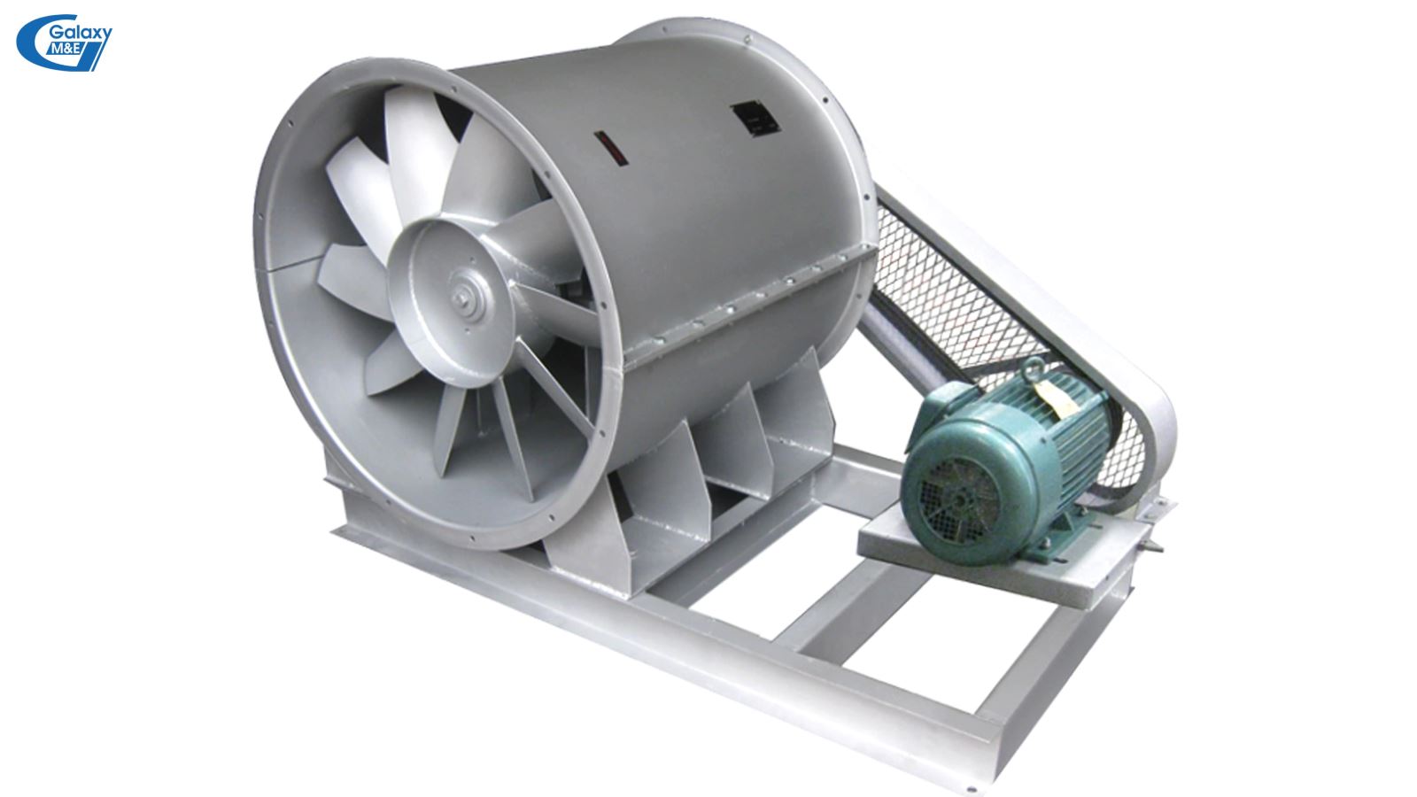 Belt driven axial fans create the largest air flow among the types of ventilation fans used for buildings.