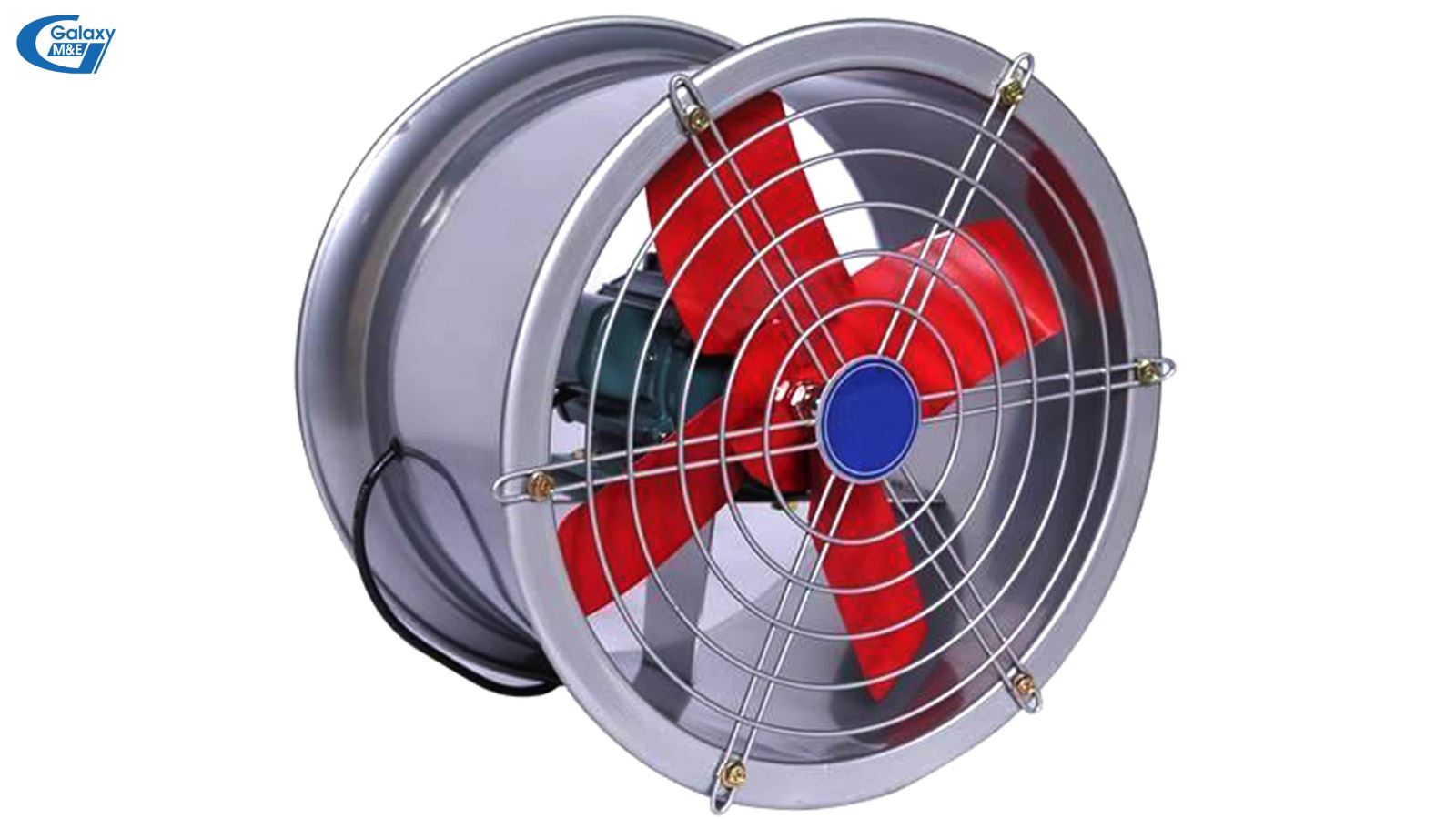 The airflow of the axial fans is only 1/5 of that of the belt driven type
