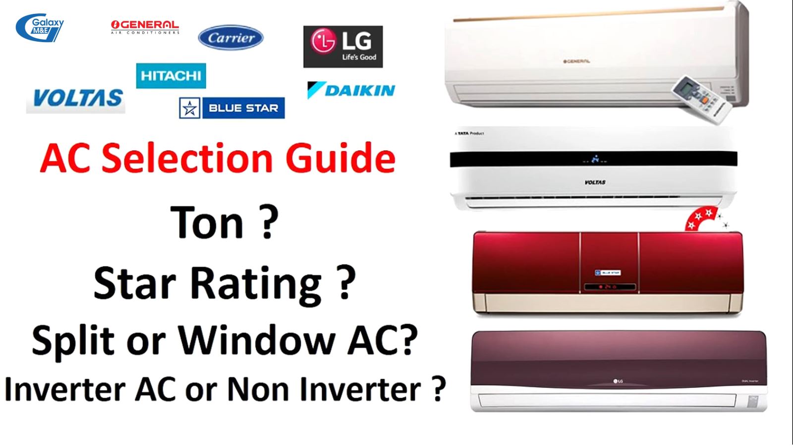 Many different air conditioner brands come with many question marks for choosers.
